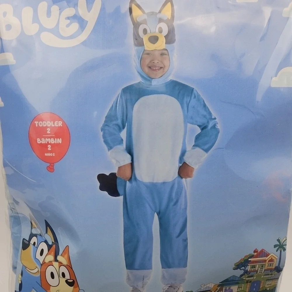 Bluey Toddler Halloween Costume Jumpsuit 2T New